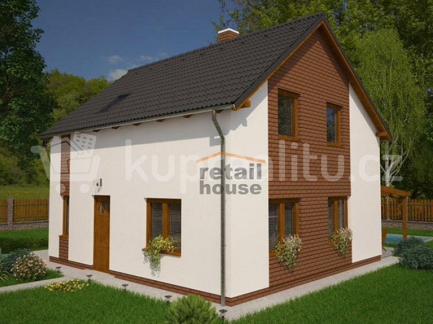 Prodej  projektu  domu na klíč 105 m^2 Švábov 