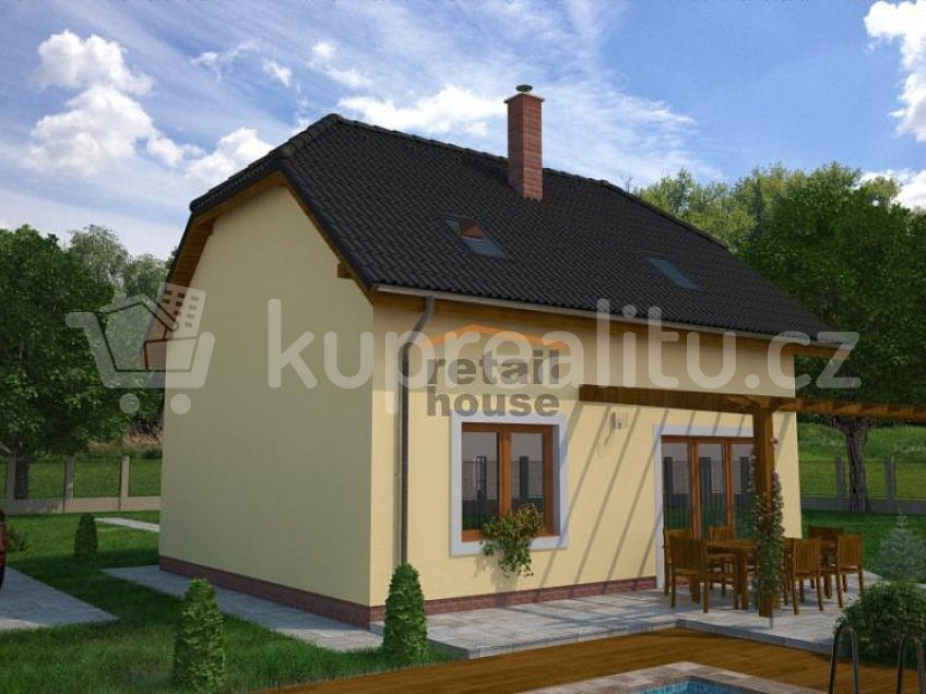 Prodej  projektu  domu na klíč 106 m^2 Kroměříž 
