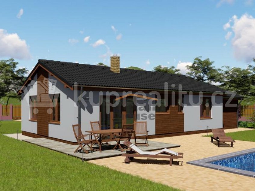 Prodej  projektu  bungalovu 85 m^2 Buková 