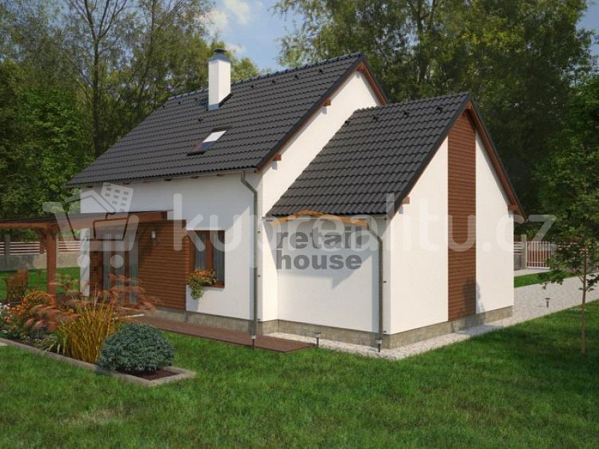 Prodej  projektu  rodinného domu 105 m^2 Děčín 