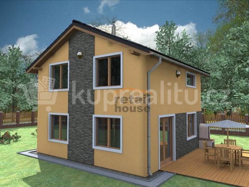 Prodej  projektu  domu na klíč 92 m^2 Holasovice 