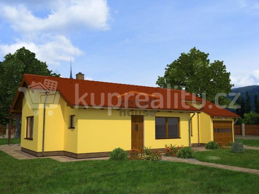 Prodej  projektu  bungalovu 75 m^2 Vodňany 