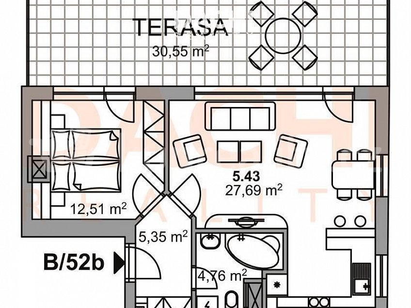 Prodej bytu 2+kk 50 m^2 Fanderlíkova 5/4600, Prostějov 79601