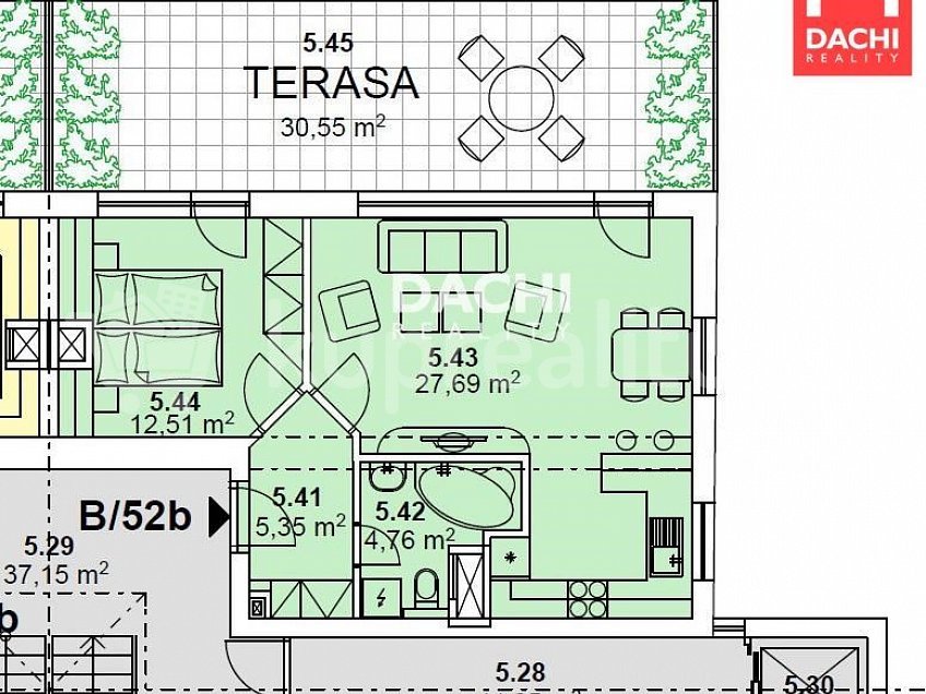 Prodej bytu 2+kk 50 m^2 Fanderlíkova 5/4600, Prostějov 79601