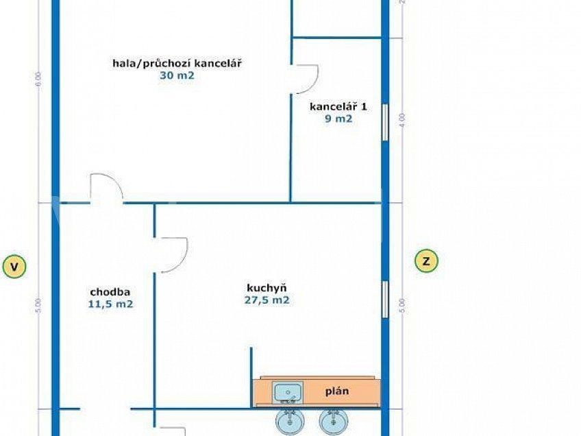 Pronájem  kanceláře 140 m^2 Hostivice 25301