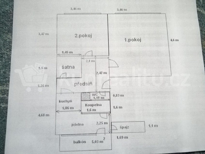 Prodej bytu 2+1 58 m^2 Kubešova, Brno 61200