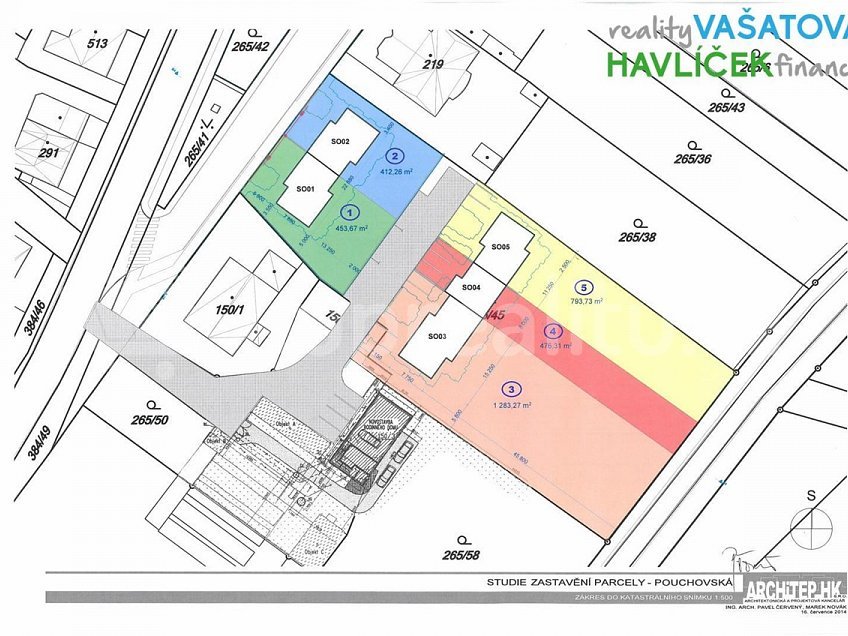 Prodej  stavebního pozemku 4121 m^2 Hradec Králové Česká republika