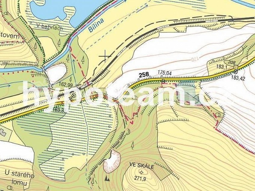 Prodej  stavebního pozemku 7221 m^2 Řehlovice Česká republika