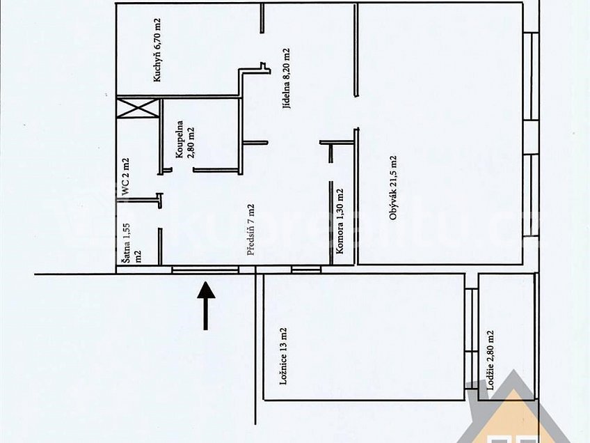 Prodej bytu 3+kk 65 m^2 Praha-Petrovice 10900