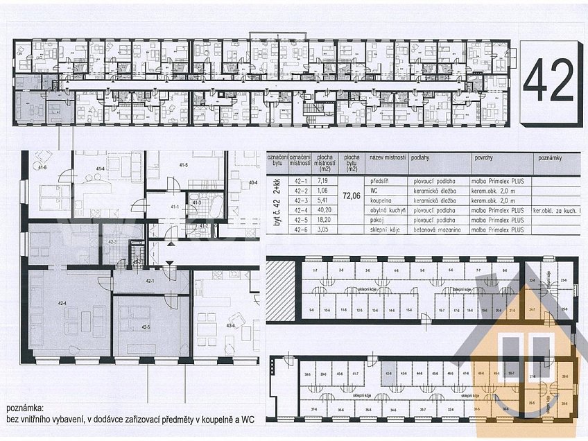 Prodej bytu 2+1 72 m^2 Postoloprtská 2685, Louny 44001