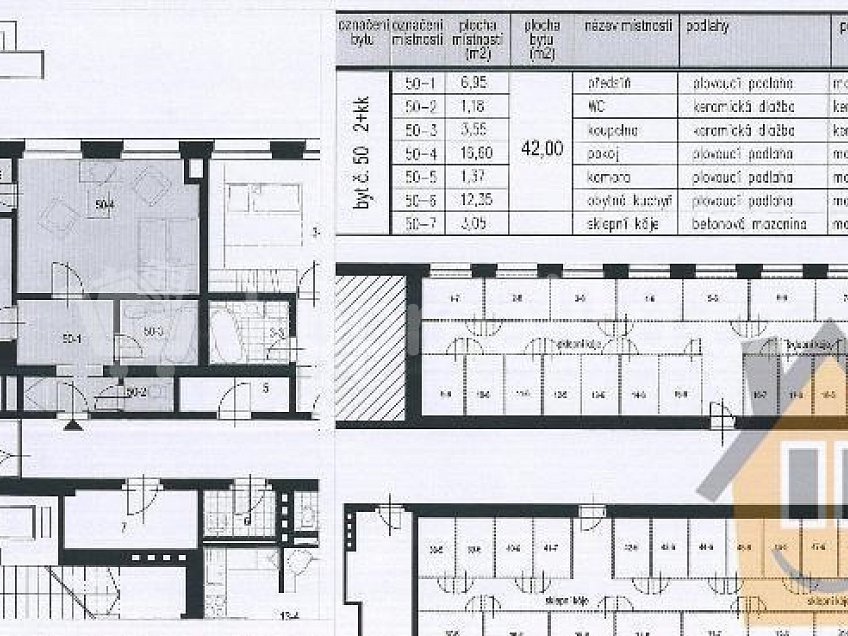 Prodej bytu 2+kk 43 m^2 Postoloprtská 2685, Louny 44001