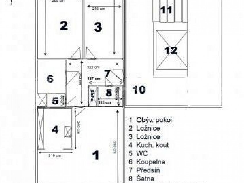 Prodej bytu 3+kk 72 m^2 Praha 7 17000