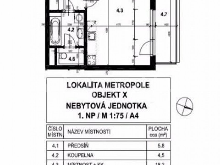Prodej bytu 2+kk 45 m^2 Praha-Zličín 15521