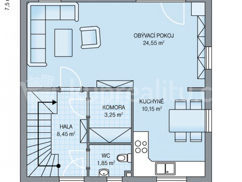 Prodej  rodinného domu 95 m^2 Kamenice 