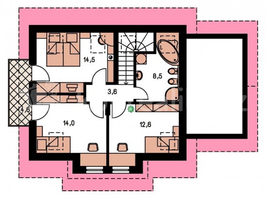 Prodej  rodinného domu 107 m^2 Rajhrad 66461