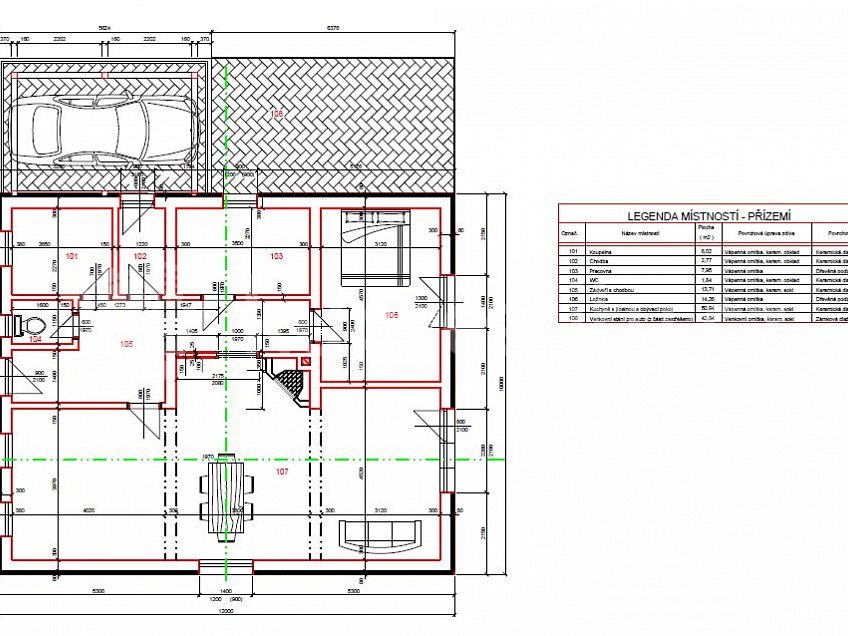 Prodej  rodinného domu 120 m^2 Archlebov 69633