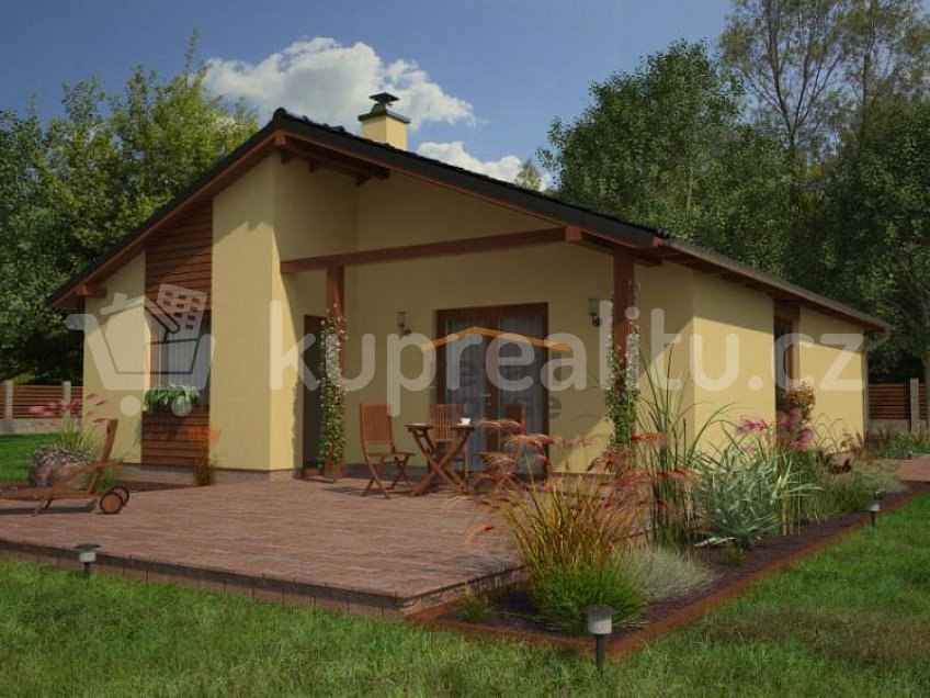 Prodej  projektu  rodinného domu 77 m^2 Bukovice 79001
