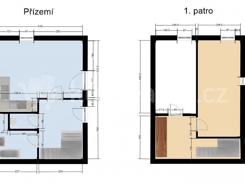 Prodej  rodinného domu 68 m^2 Horoměřice 25262