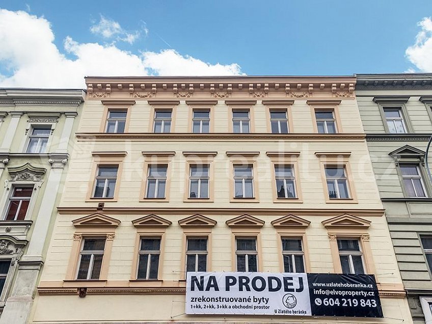 Prodej bytu 2+kk 49 m^2 Koněvova 71, Praha 3 13000