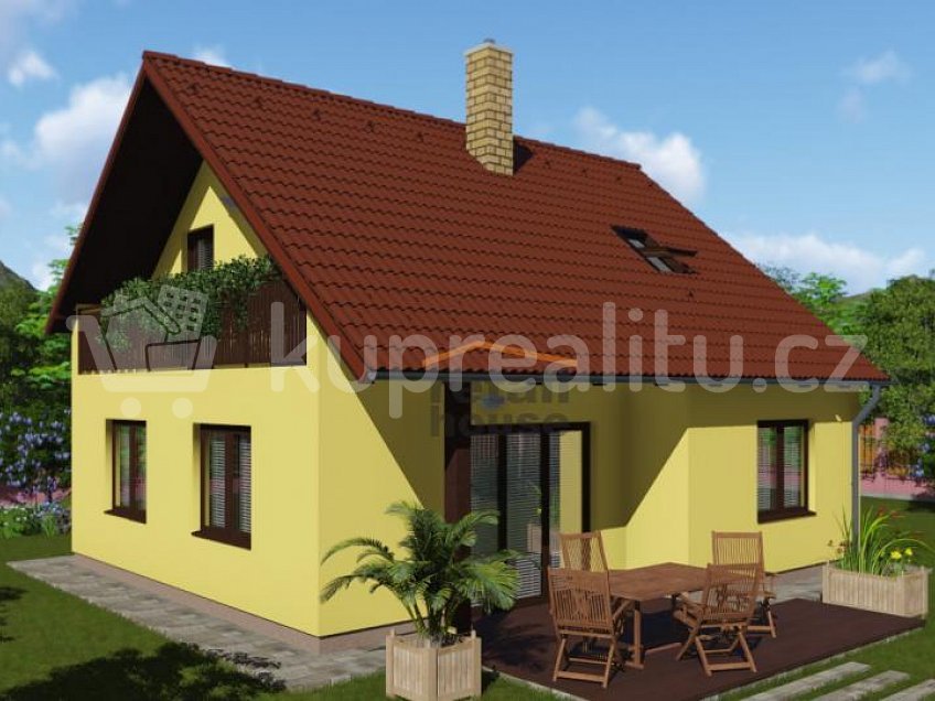 Prodej  projektu  domu na klíč 108 m^2 Dolní Beřkovice 