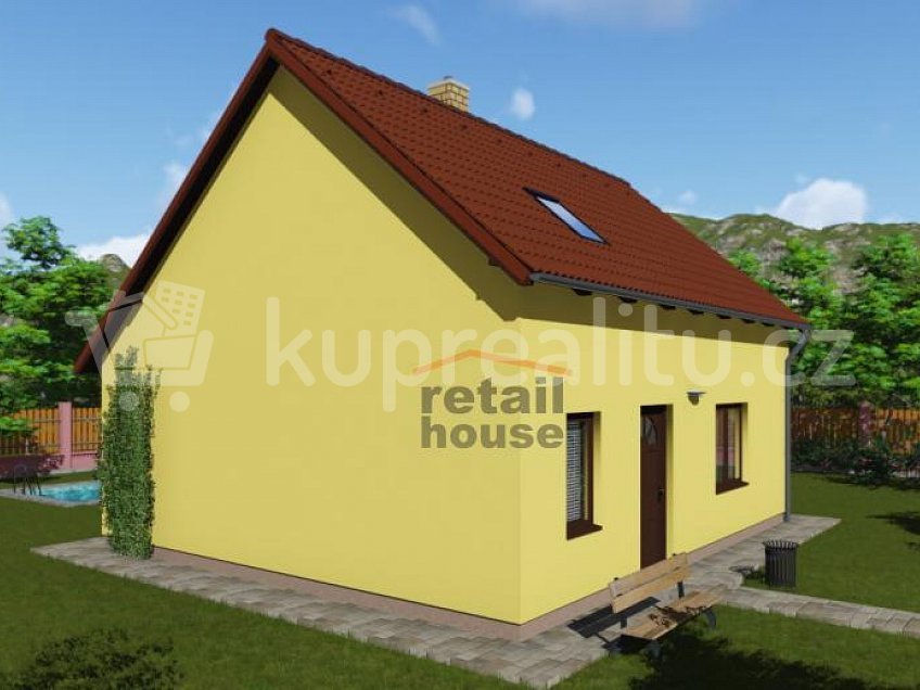 Prodej  projektu  domu na klíč 108 m^2 Dolní Beřkovice 