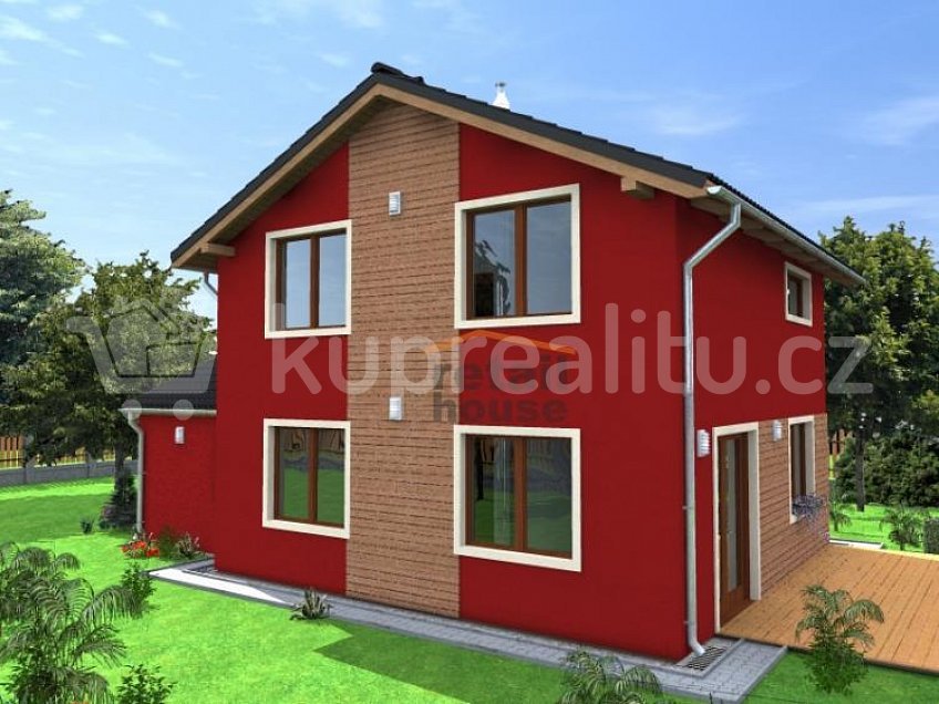 Prodej  projektu  domu na klíč 106 m^2 Milevsko 