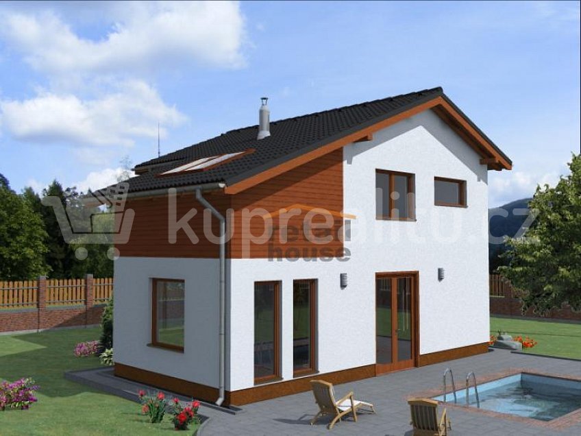 Prodej  projektu  domu na klíč 101 m^2 Děčín 