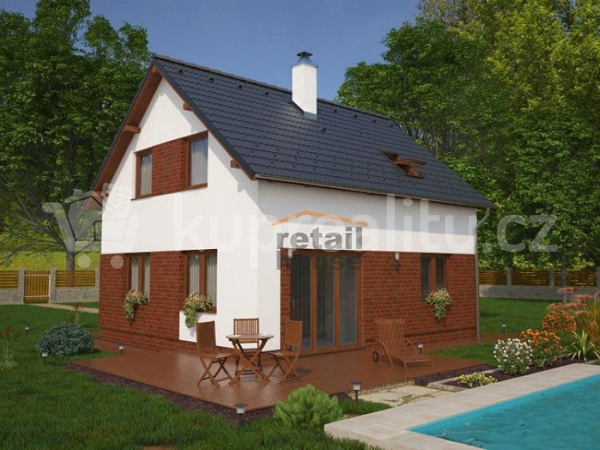 Prodej  projektu  domu na klíč 89 m^2 Děčín 