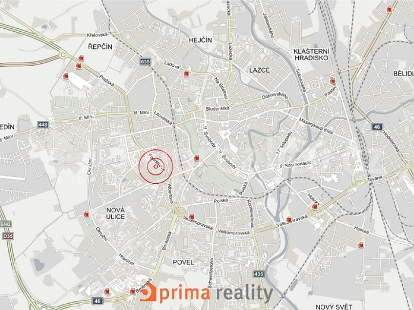 Prodej bytu 3+1 105 m^2 Na chmelnici 1, Olomouc - Nová Ulice 