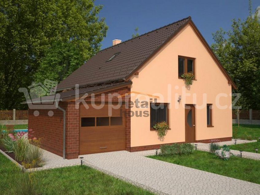 Prodej  projektu  rodinného domu 112 m^2 Dětmarovice 