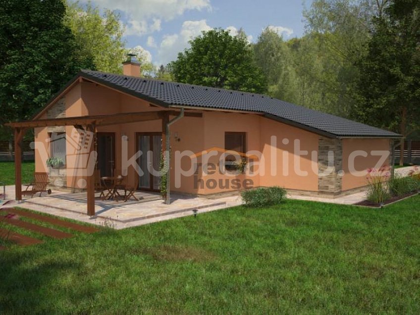 Prodej  projektu  bungalovu 85 m^2 Kněževes u Rakovníka 27001