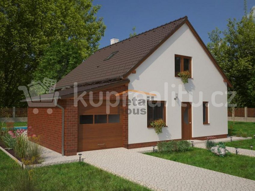 Prodej  projektu  domu na klíč 112 m^2 Františkovy Lázně 