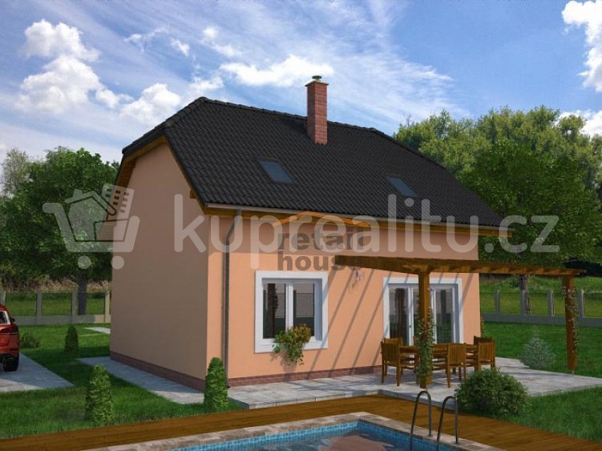 Prodej  projektu  domu na klíč 106 m^2 Velešín 