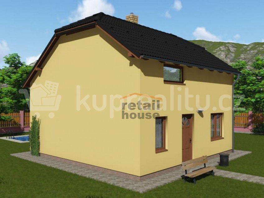 Prodej  projektu  domu na klíč 96 m^2 Horní Slivno 