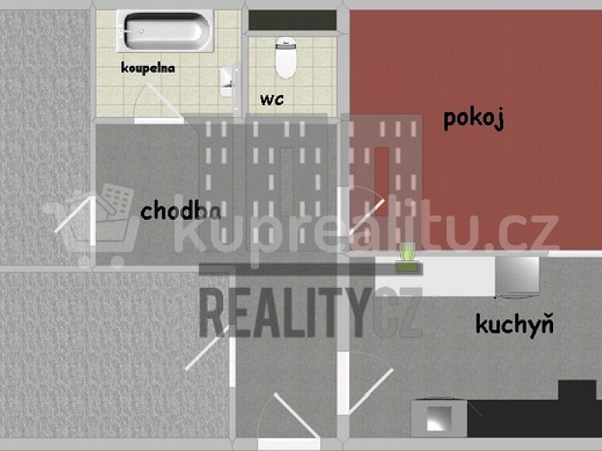 Prodej bytu 3+1 68 m^2 Krynická 1, Praha - Troja 