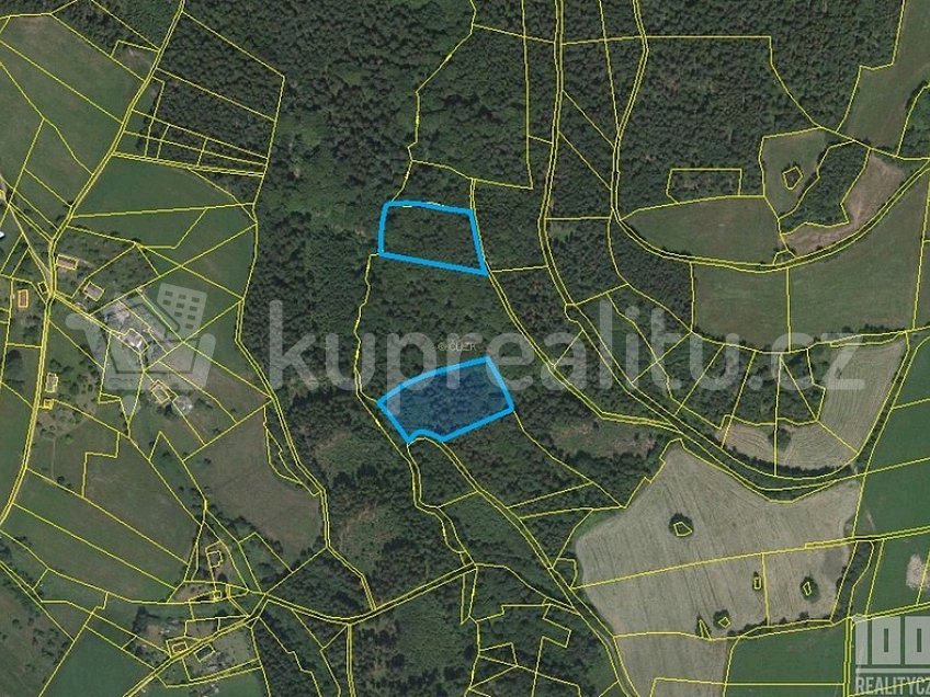 Prodej  lesa 11534 m^2 Skuhrov - Huntířov 1, Skuhrov - Huntířov 