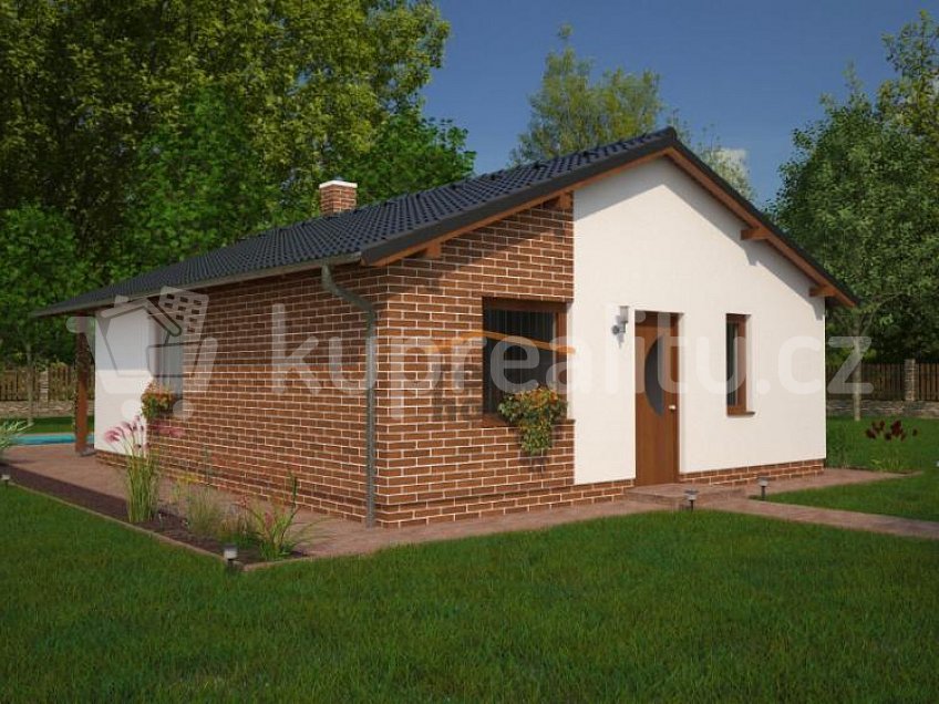 Prodej  projektu  bungalovu 63 m^2 Vysočina 