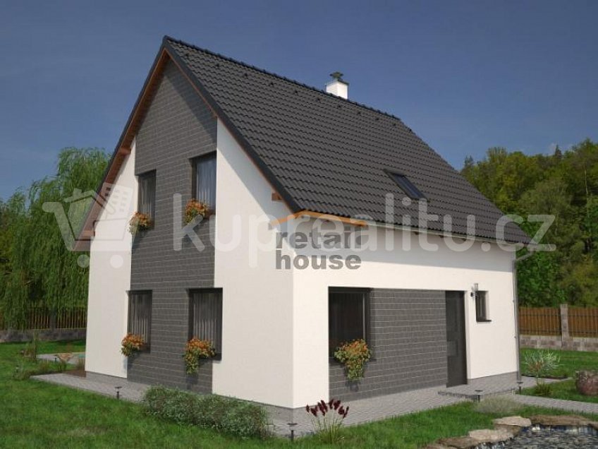 Prodej  projektu  rodinného domu 123 m^2 Vlčice 