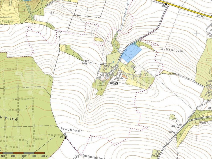 Prodej  stavebního pozemku 20000 m^2 Vršice, Zásmuky 28144