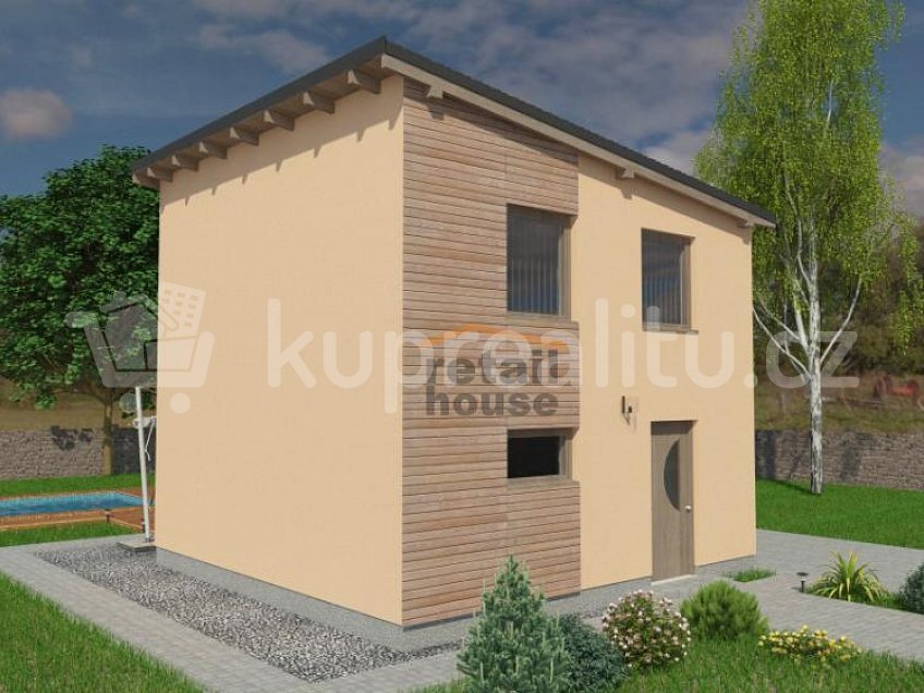 Prodej  projektu  domu na klíč 74 m^2 Lomnice 