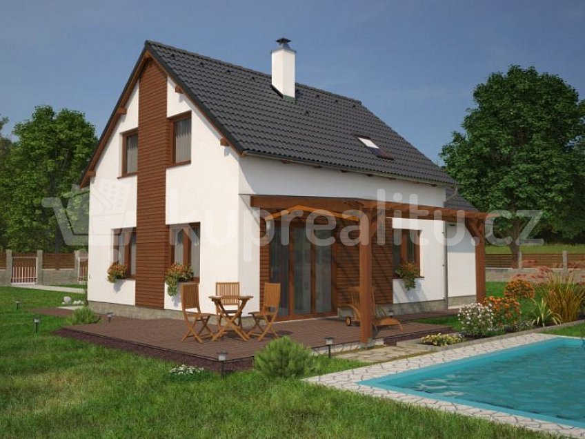 Prodej  projektu  domu na klíč 105 m^2 Václavov u Bruntálu 