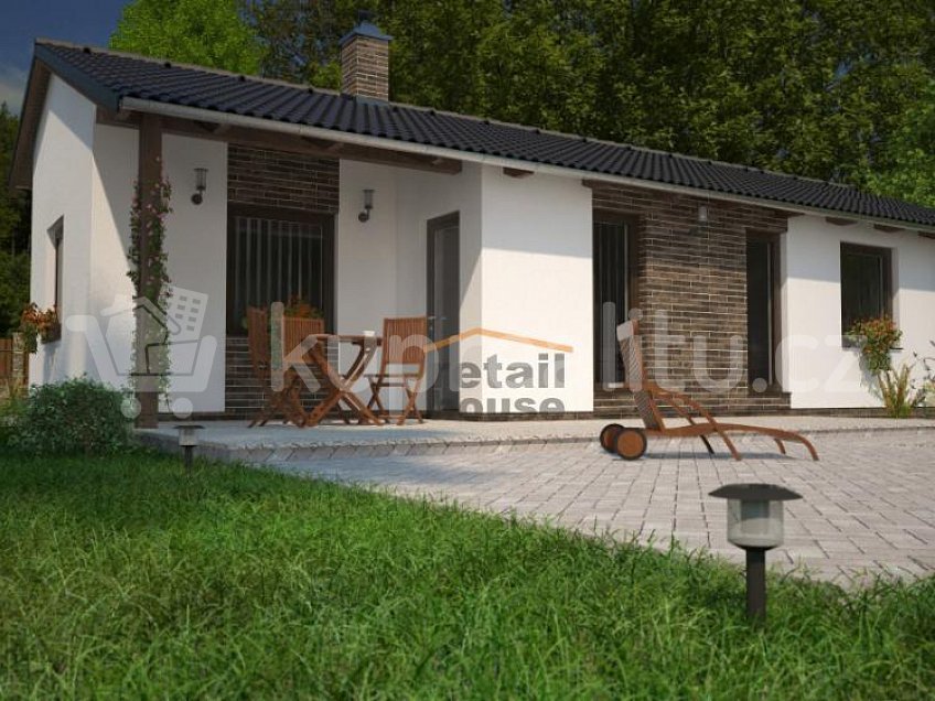 Prodej  projektu  bungalovu 85 m^2 Chodov 