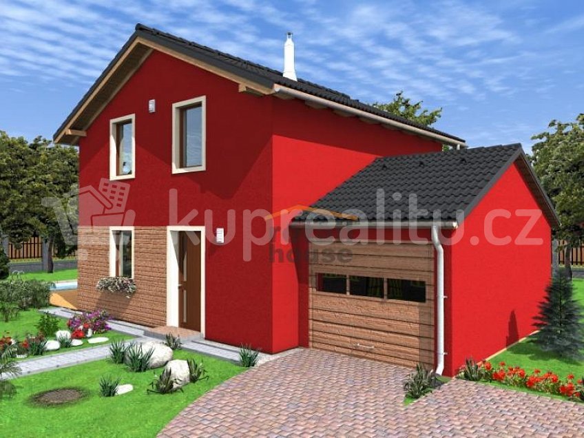 Prodej  projektu  rodinného domu 106 m^2 Nový Bor 