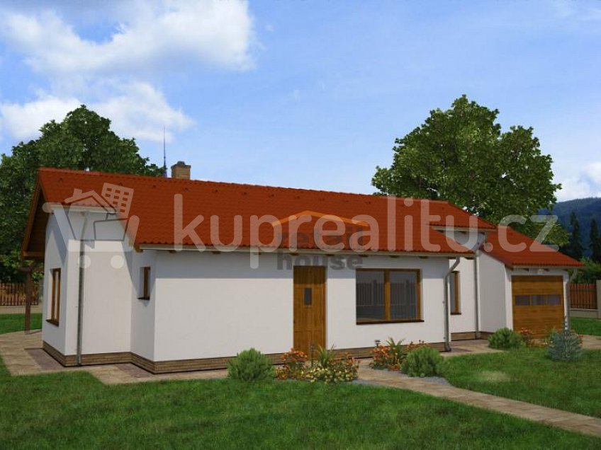 Prodej  projektu  domu na klíč 75 m^2 Písková Lhota 