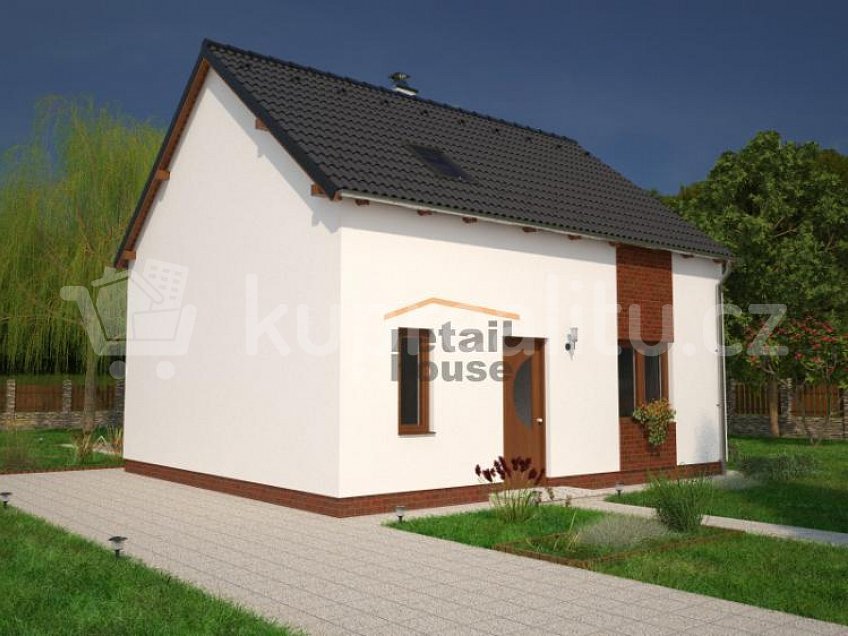 Prodej  projektu  domu na klíč 97 m^2 Plzeň Lhota 
