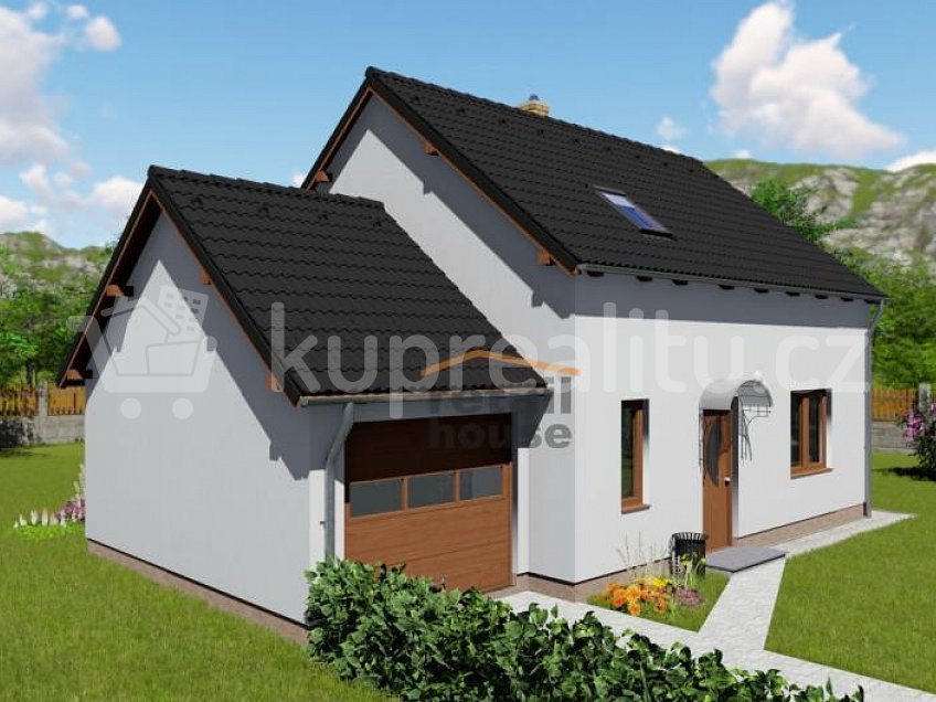 Prodej  projektu  domu na klíč 113 m^2 Štěpánov 