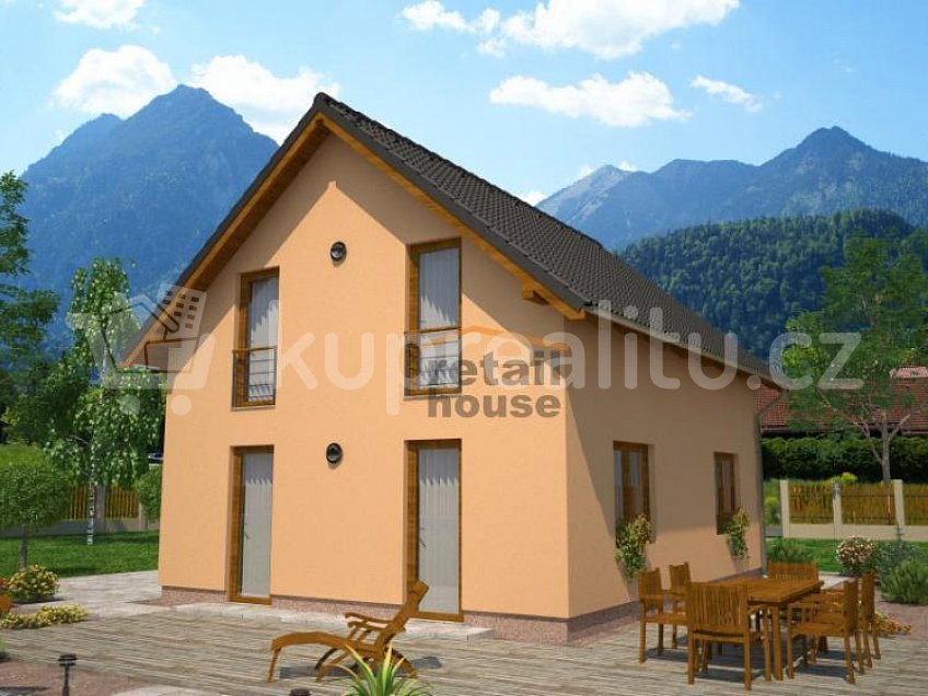Prodej  projektu  domu na klíč 97 m^2 Děčín 
