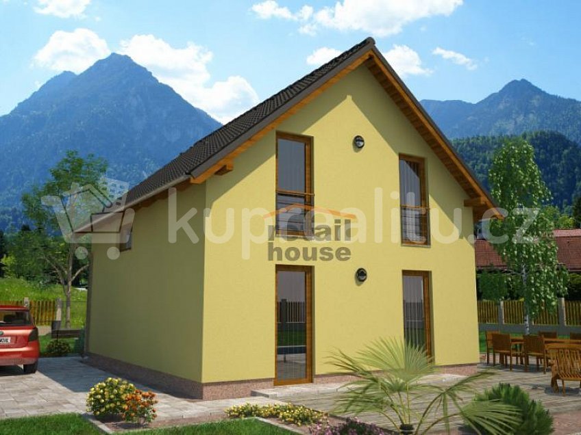 Prodej  projektu  domu na klíč 97 m^2 Děčín 