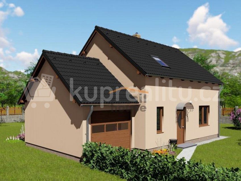 Prodej  projektu  domu na klíč 113 m^2 Vysočina 