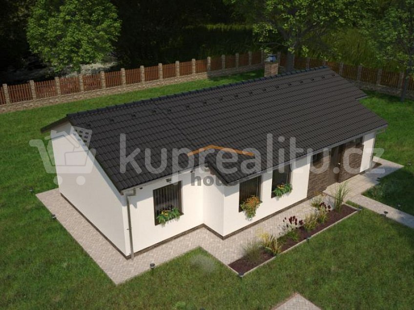 Prodej  projektu  bungalovu 85 m^2 Nový Jáchymov 